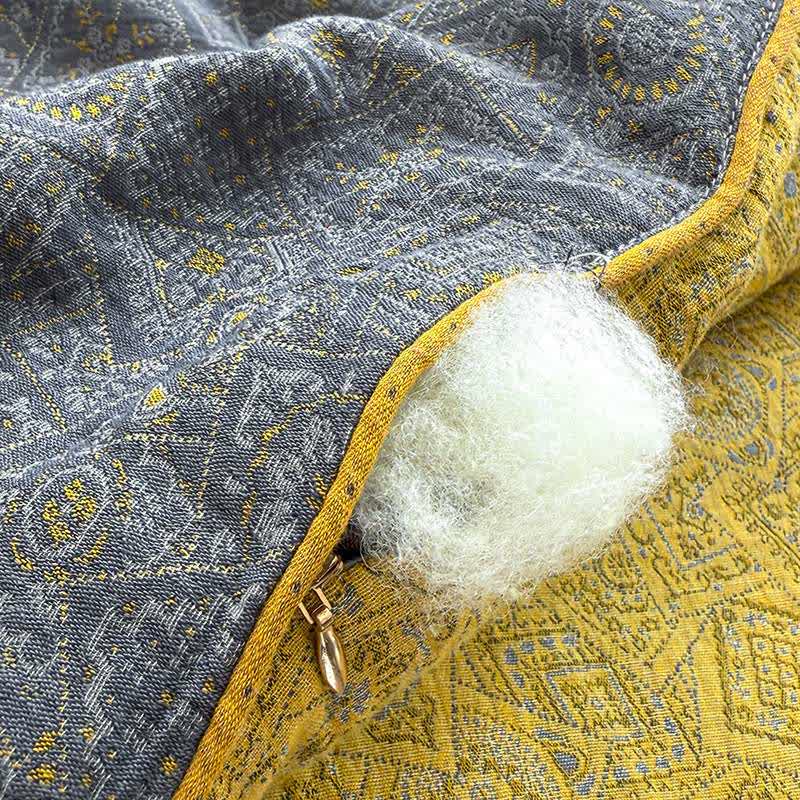 Couette en gaze de coton au motif subtil - image 7