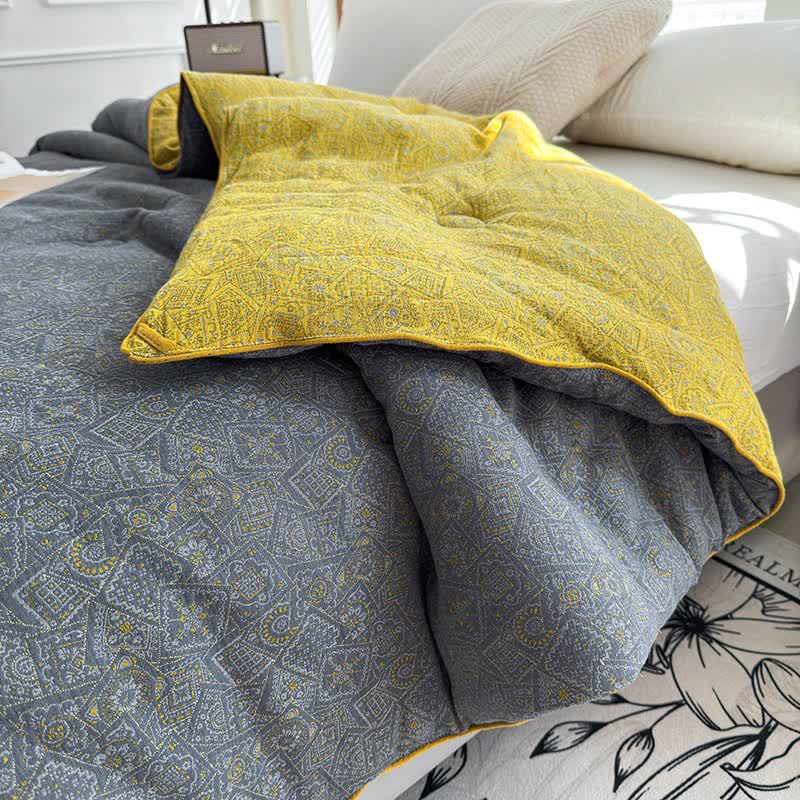 Couette en gaze de coton au motif subtil - image 3