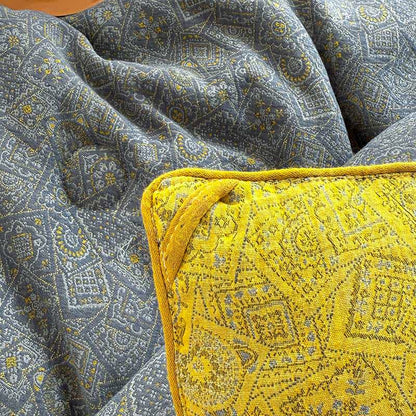 Couette en gaze de coton au motif subtil - image 9