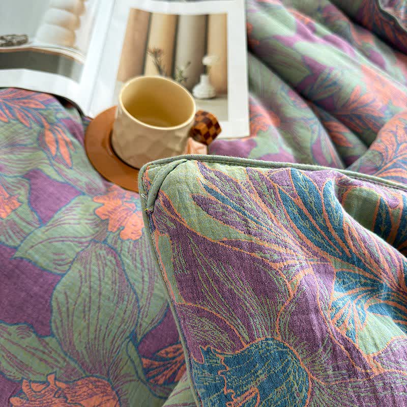 Couette double gaze de coton Lily - image 4