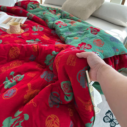 Couette en gaze de coton de style oriental rétro - image 5