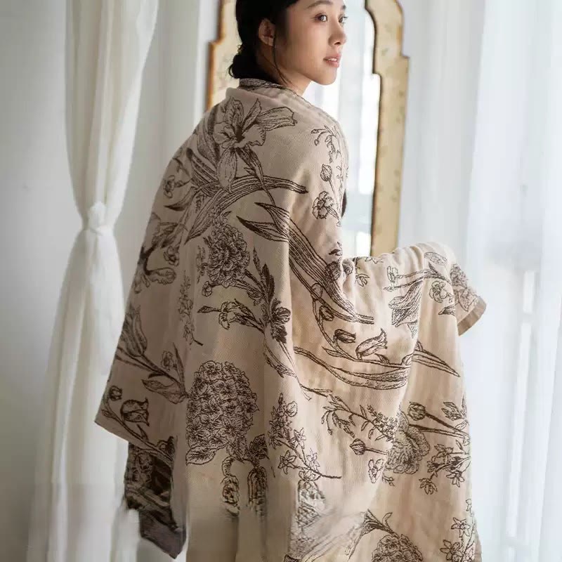 Serviette de bain en gaze de coton de haute qualité - image 2