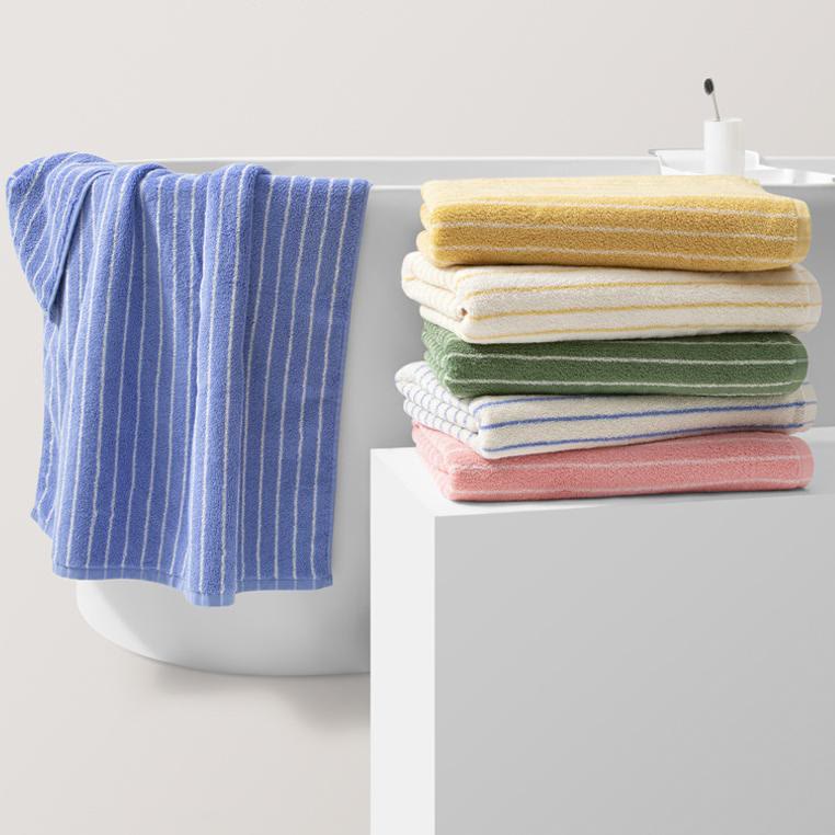 Ensemble de serviettes de bain en pur coton doux (lot de 3) - image 0