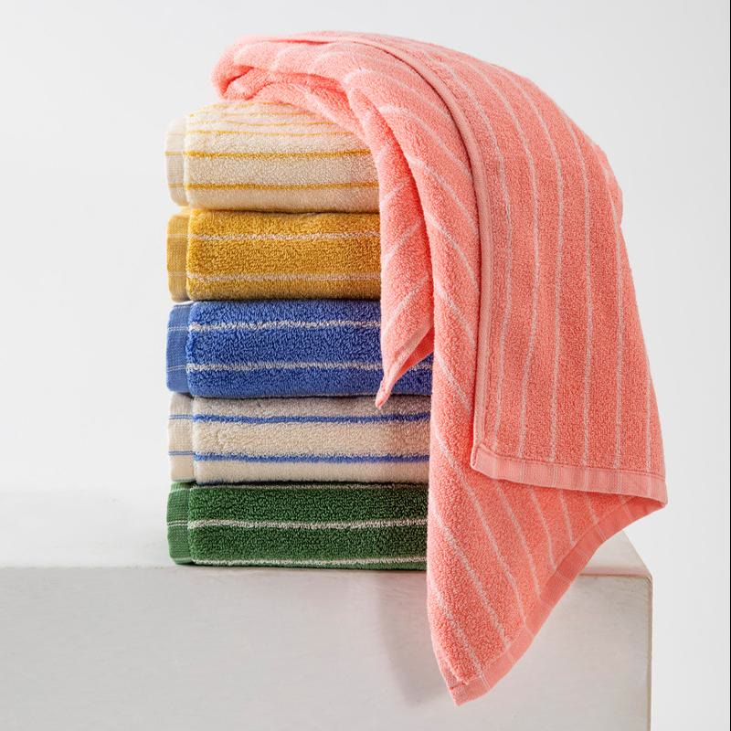 Ensemble de serviettes de bain en pur coton doux (lot de 3) - image 1