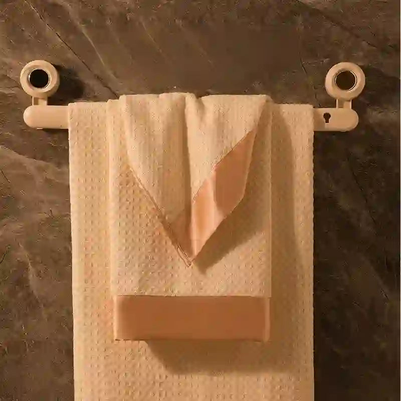 Ensemble de serviettes de bain en satin gaufré (lot de 2) - image 1