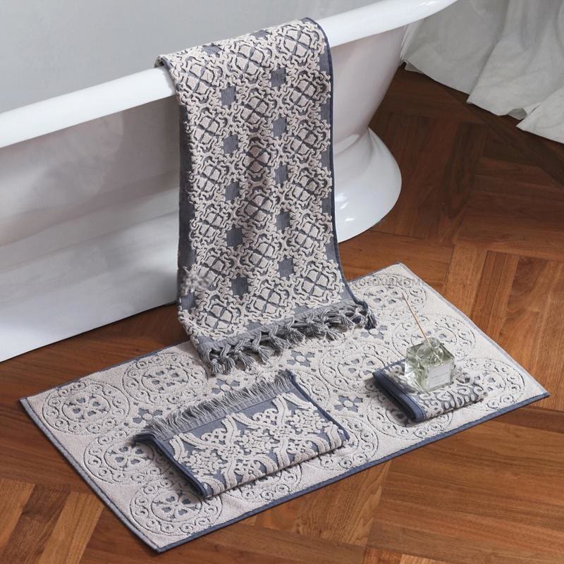 Ensemble de serviettes de bain persanes en pur coton (lot de 4) - ensemble de 4 pièces - 33 cm x 33 cm + 33 cm x 80 cm + 70 cm x 140 cm + 50 cm x 90 cm - image 0