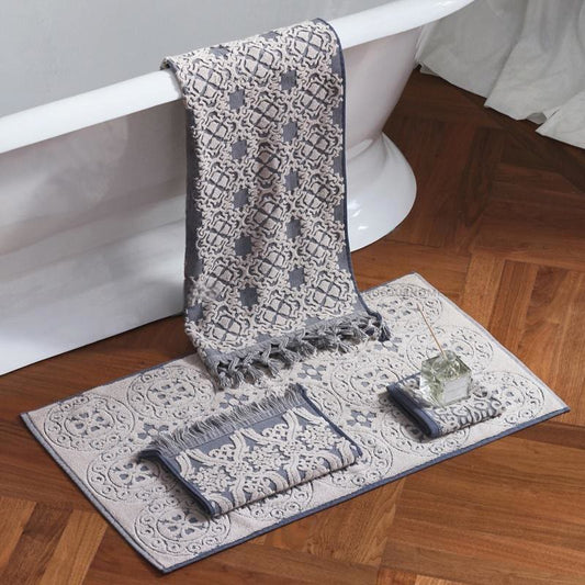 Ensemble de serviettes de bain persanes en pur coton (lot de 4) - ensemble de 4 pièces - 33 cm x 33 cm + 33 cm x 80 cm + 70 cm x 140 cm + 50 cm x 90 cm - image 0