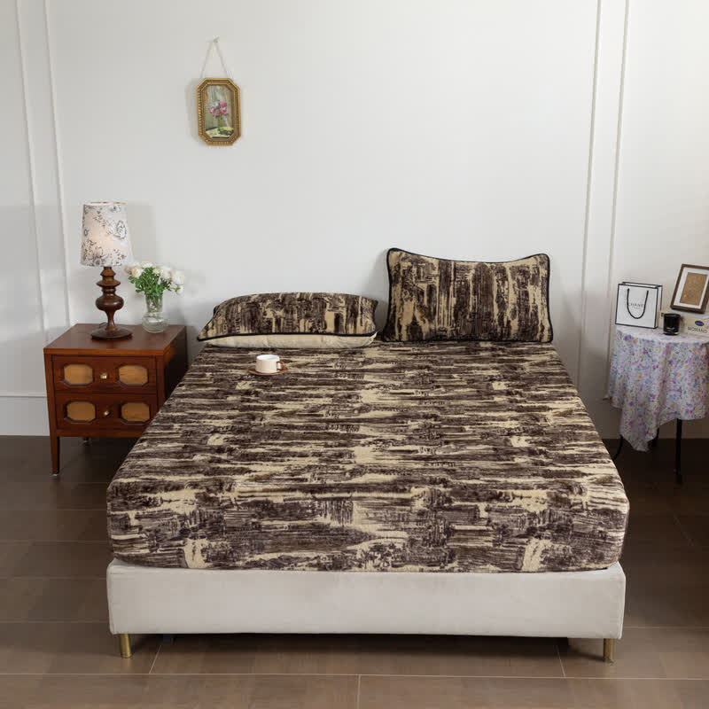 Drap-housse abstrait de style artistique - drap-housse - 200 cm x 220 cm - image 2