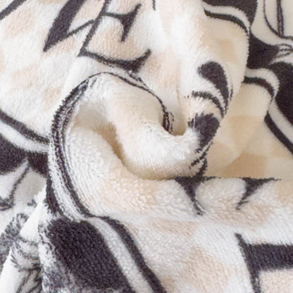 Parure de lit en peluche chaude avec motif floral et volants - image 7