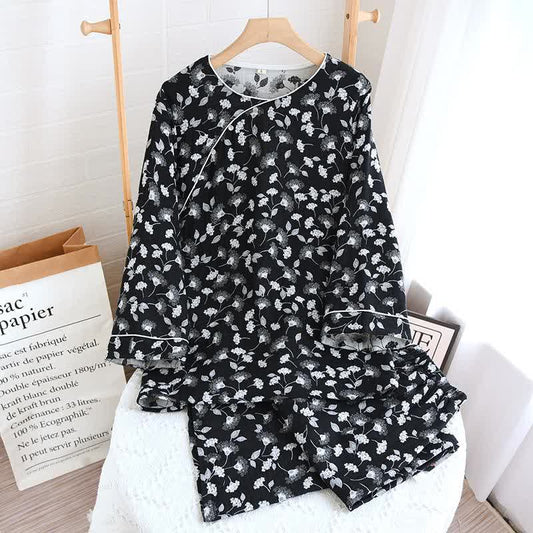 Vêtements de nuit en coton naturel Silk Tree Flower - Vêtements de détente - XL - image 0