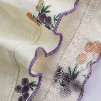 Ensemble de vêtements d'intérieur en gaze de coton avec des fruits de néflier - image 3