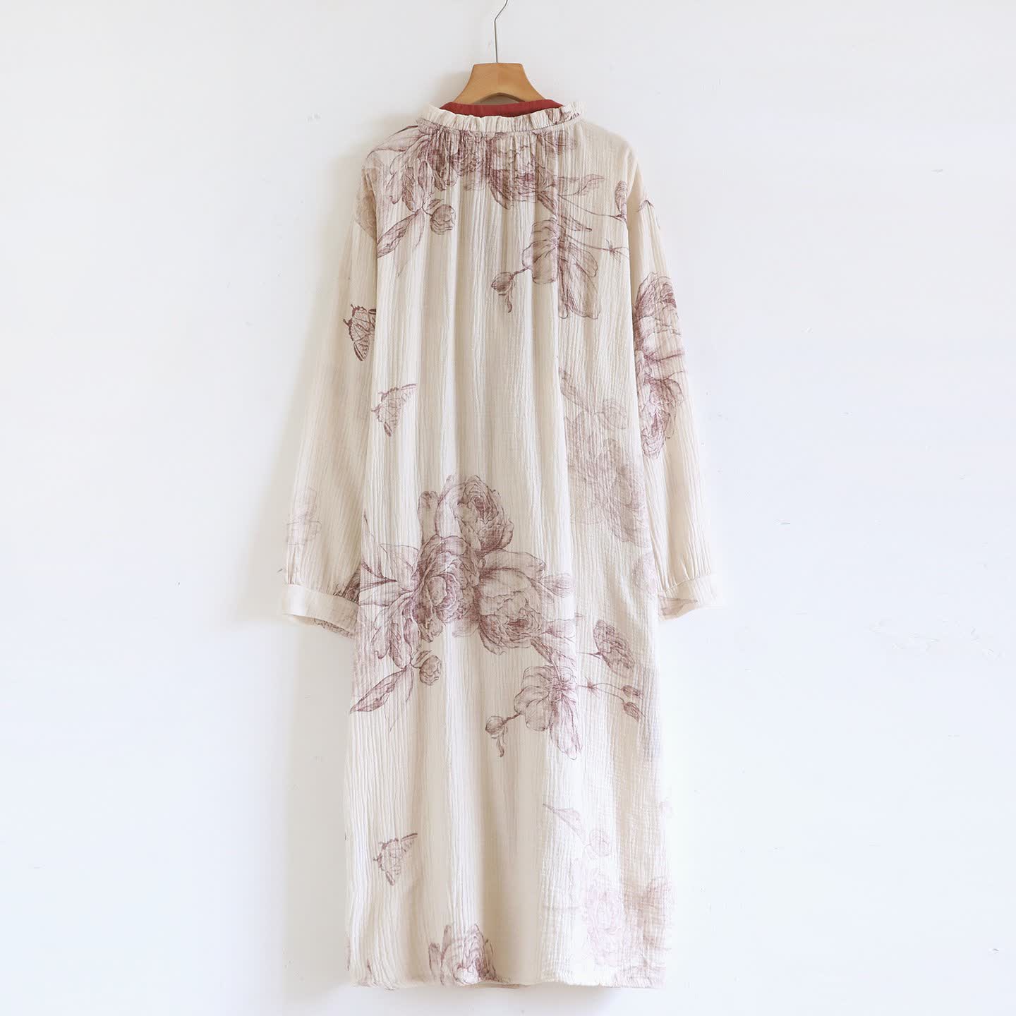Chemise de nuit en gaze de coton inspirée du Hanfu papillon - image 1