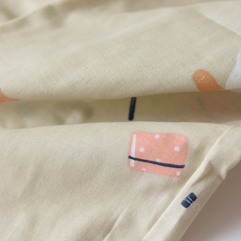 Kimono chat assorti en gaze de coton - image 13