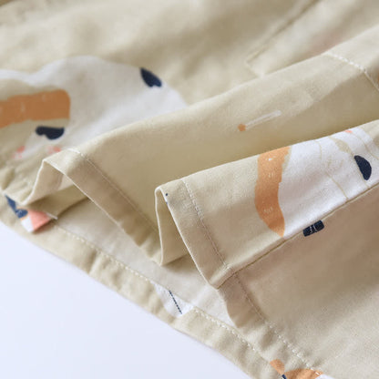 Kimono chat assorti en gaze de coton - image 10