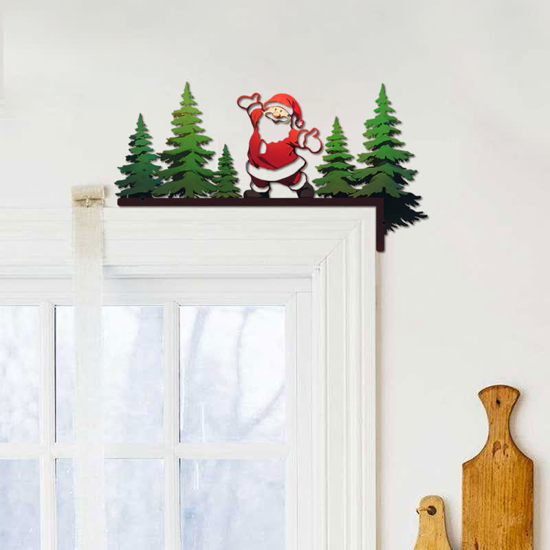 Décoration d'angle de cadre de porte de Noël - image 5