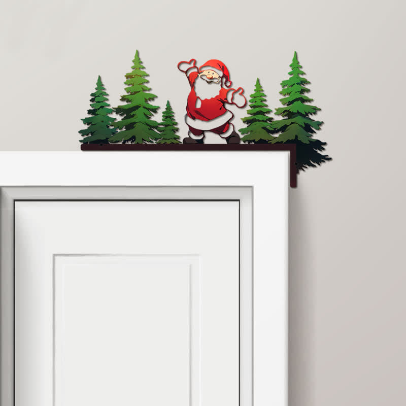 Décoration d'angle de cadre de porte de Noël - image 2
