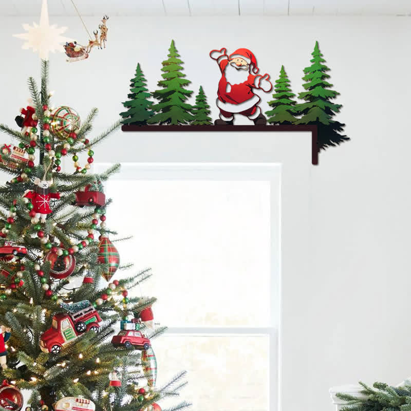 Décoration d'angle de cadre de porte de Noël - image 4