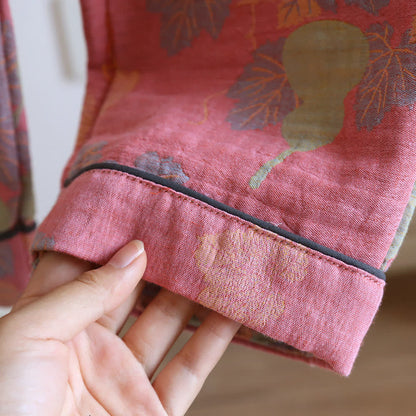 Ensemble pyjama à manches longues en coton gourde - image 8