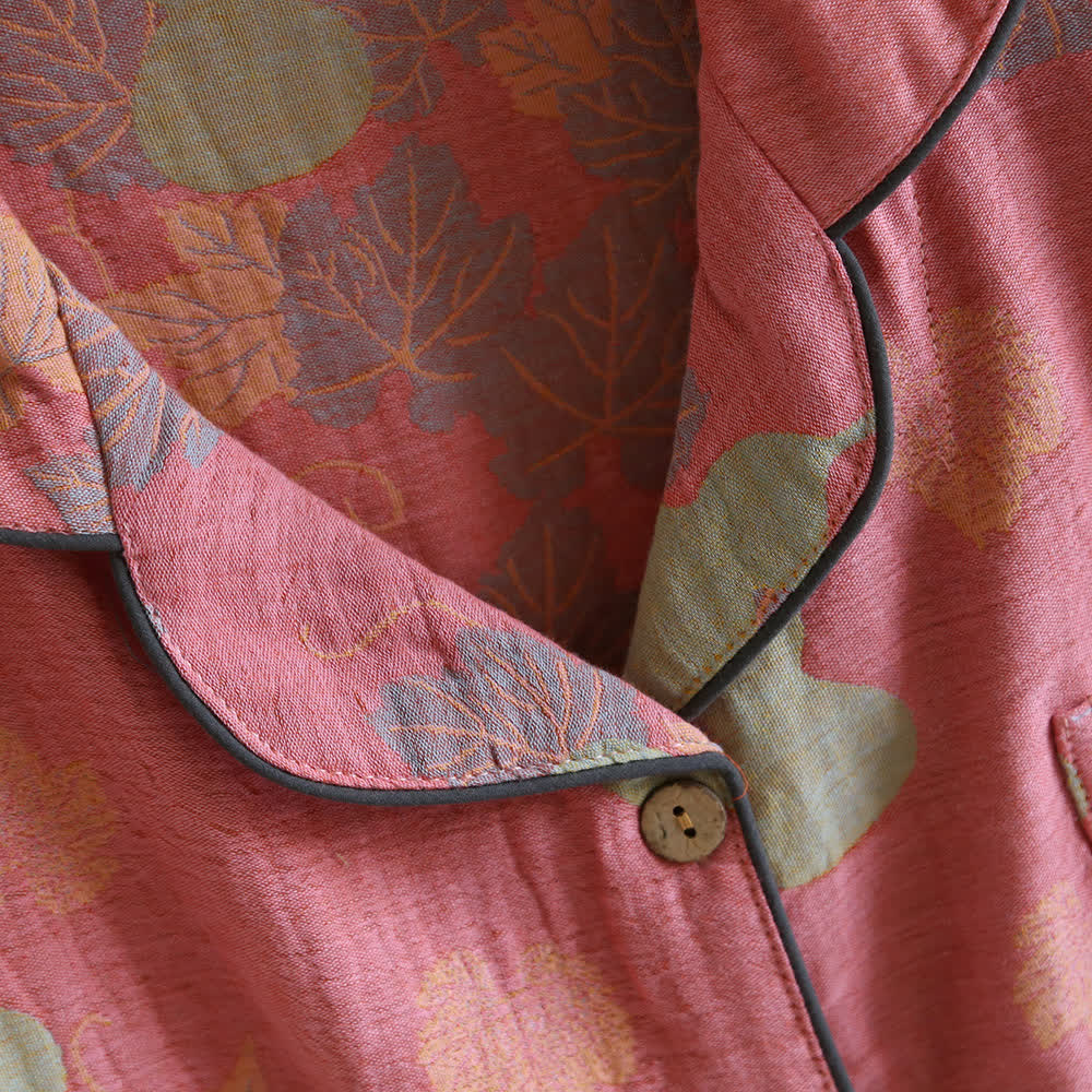 Ensemble pyjama à manches longues en coton gourde - image 4