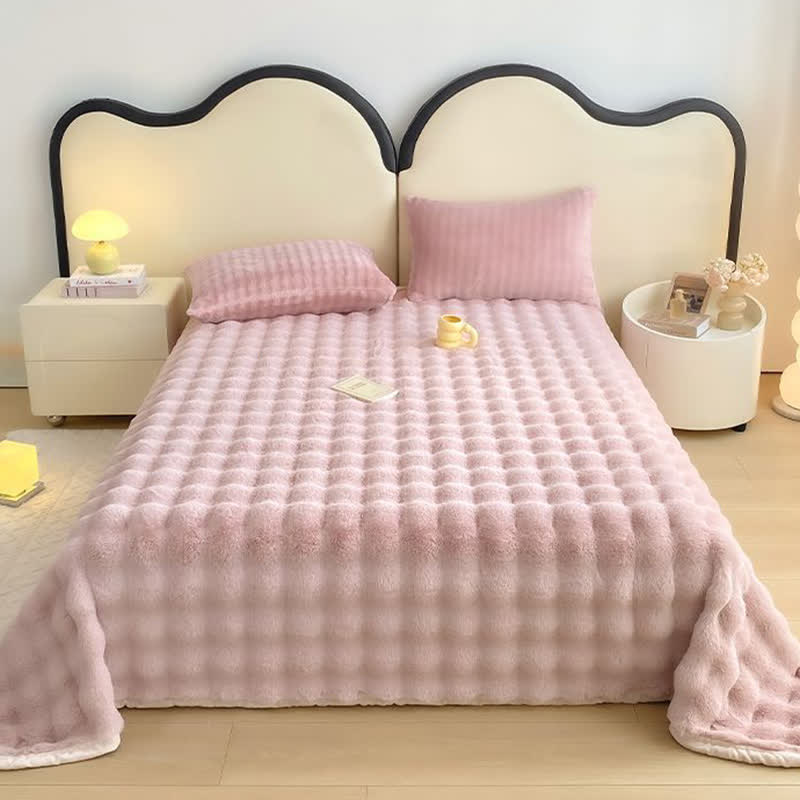 Couvre-lit en fausse fourrure de lapin texturée Ownkoti - image 7