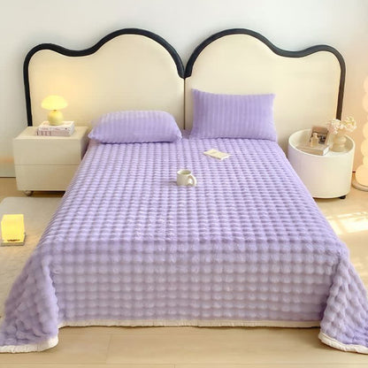 Couvre-lit en fausse fourrure de lapin texturée Ownkoti - image 11