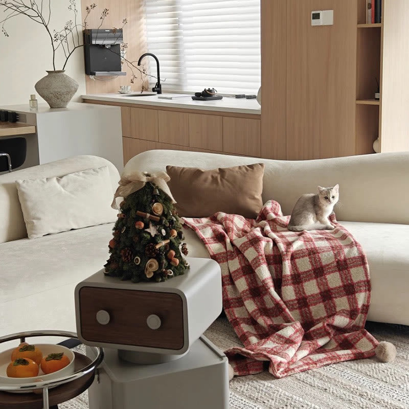 Couverture double face à carreaux de Noël - image 9