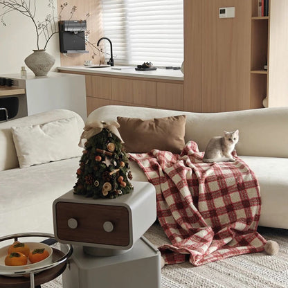 Couverture double face à carreaux de Noël - image 9