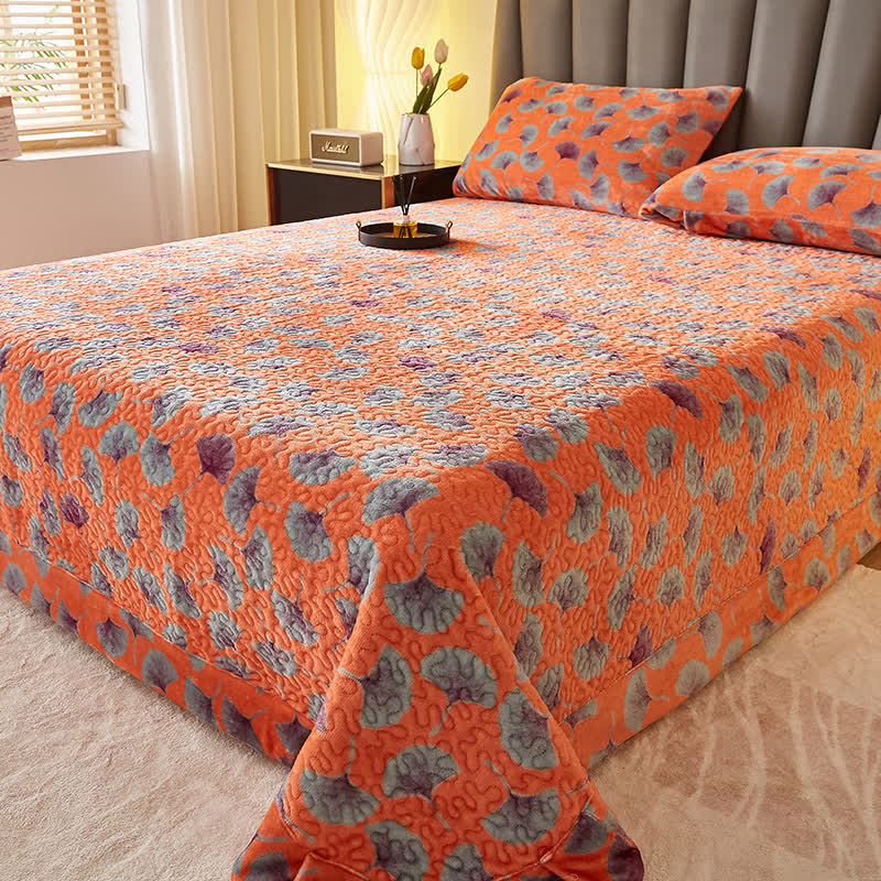 Couette en peluche rustique Ginkgo Ownkoti - image 1