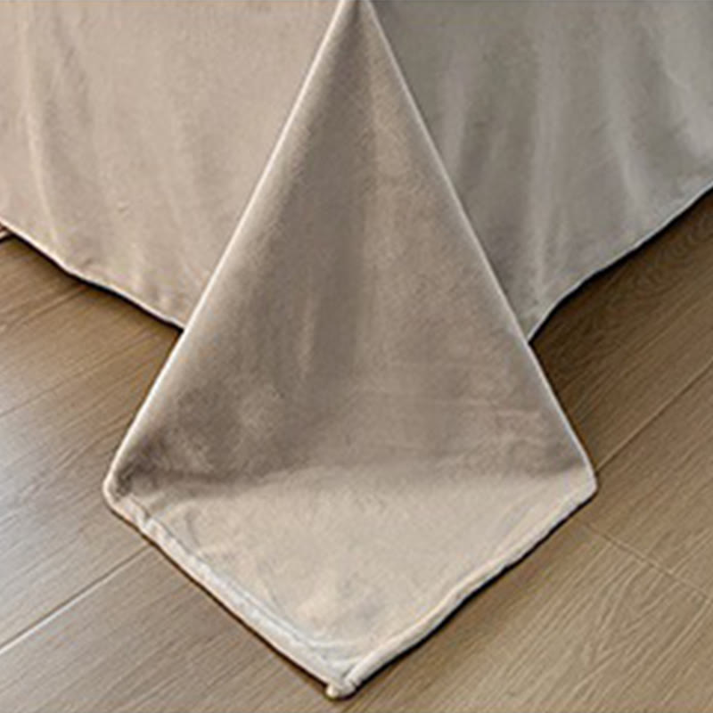 Parure de lit d'hiver luxueuse en polaire (4 pièces) - image 4