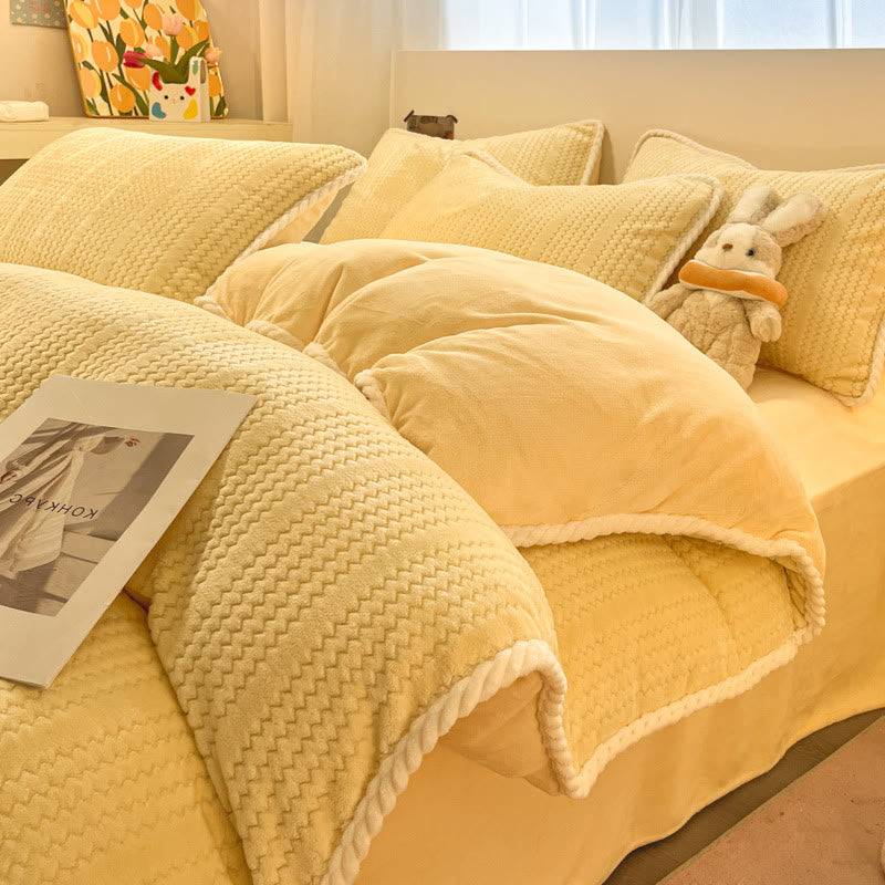 Parure de lit d'hiver luxueuse en polaire (4 pièces) - image 24