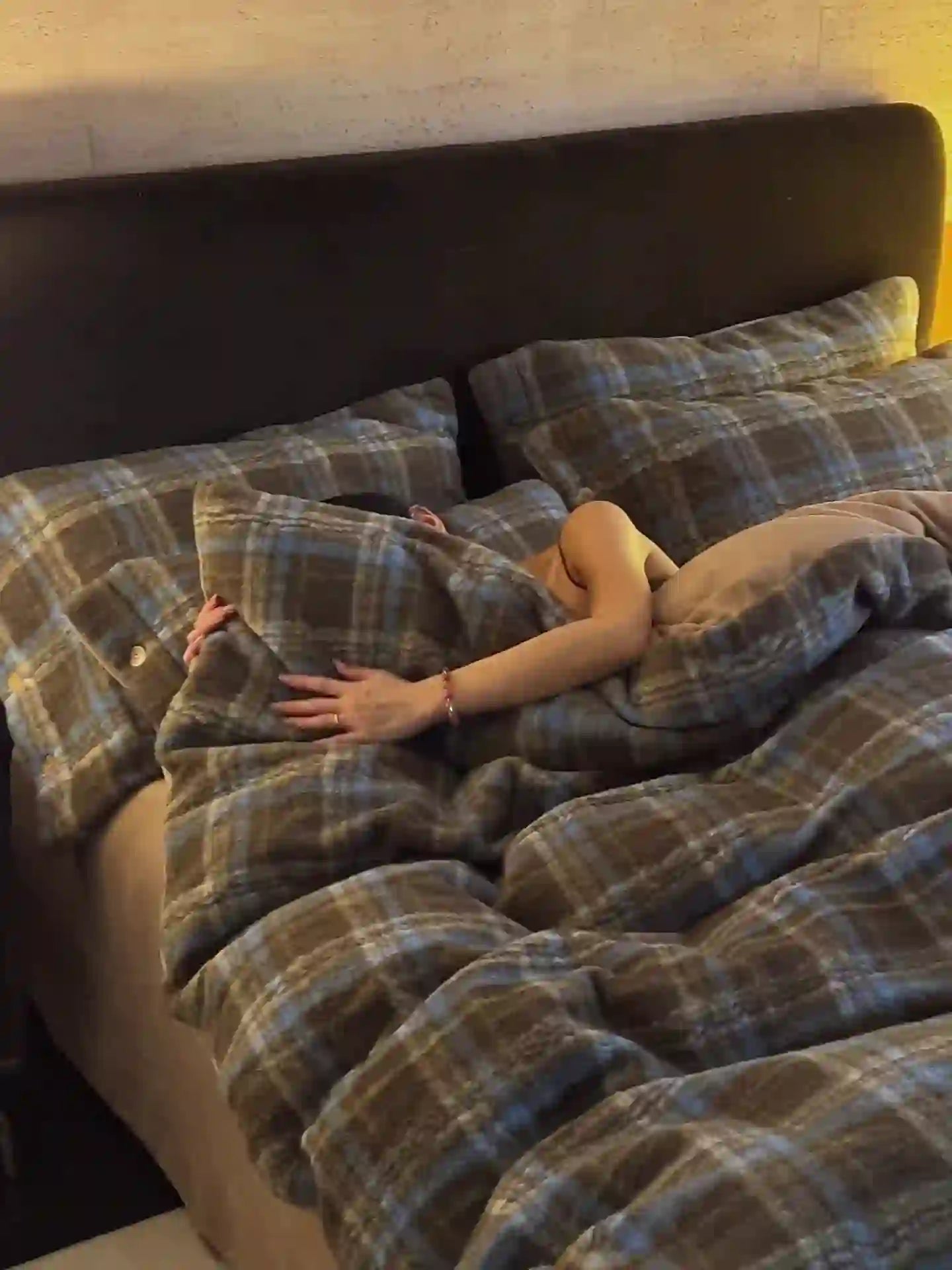 Parure de lit classique, à carreaux, confortable et épaisse (4 pièces) - image 42