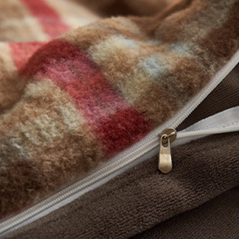 Parure de lit classique, à carreaux, confortable et épaisse (4 pièces) - image 30