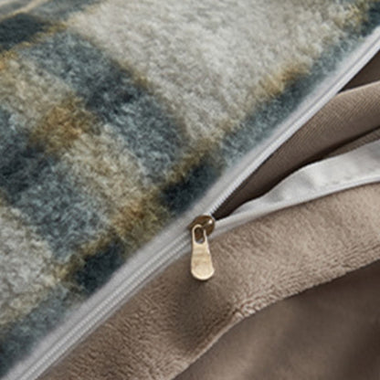 Parure de lit classique, à carreaux, confortable et épaisse (4 pièces) - image 33