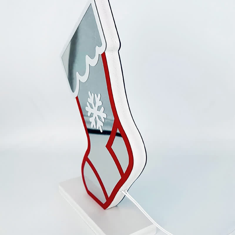 Chaussette de Noël 3D tunnel lumineux Ownkoti - image 5