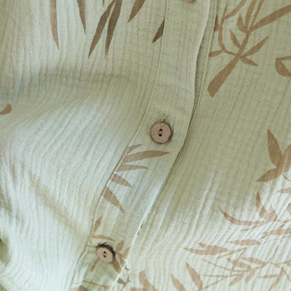Chemise de nuit boutonnée Ownkoti en gaze de coton bambou - image 5