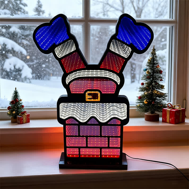 Lumière d'ambiance LED pour cheminée du Père Noël Ownkoti - image 1