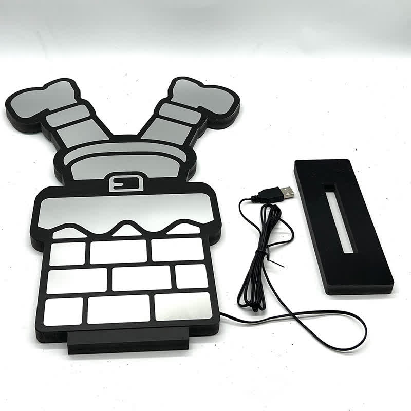 Lumière d'ambiance LED pour cheminée du Père Noël Ownkoti - image 7