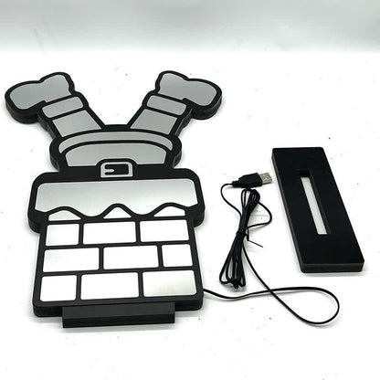 Lumière d'ambiance LED pour cheminée du Père Noël Ownkoti - image 7