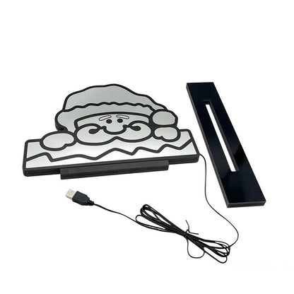 Lampe de nuit de Noël 3D Ownkoti avec visage du Père Noël - image 5