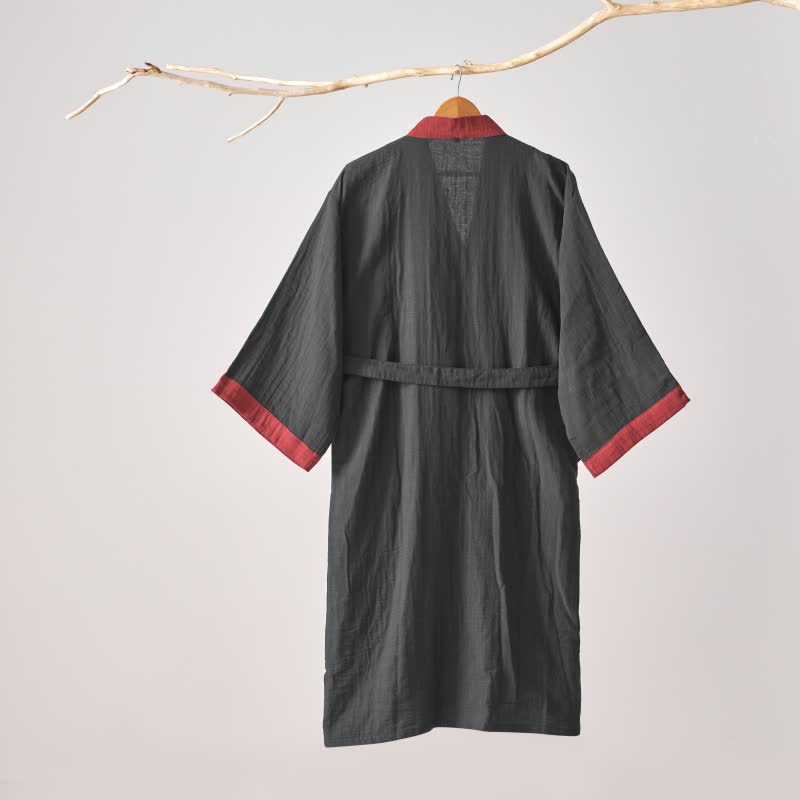 Ownkoti – Peignoir kimono minimaliste en gaze de coton résistante - image 3