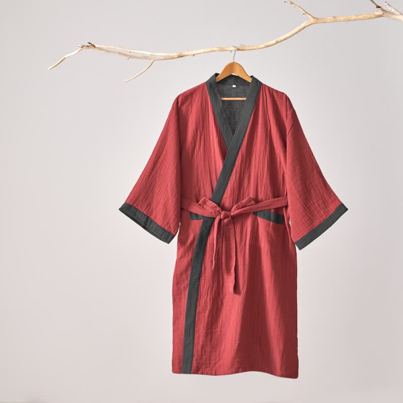 Ownkoti – Peignoir kimono minimaliste en gaze de coton résistante - image 9