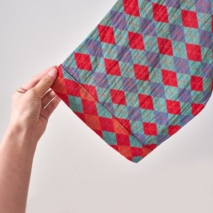 Ownkoti – Peignoir kimono classique en gaze de coton à motif losanges - image 17