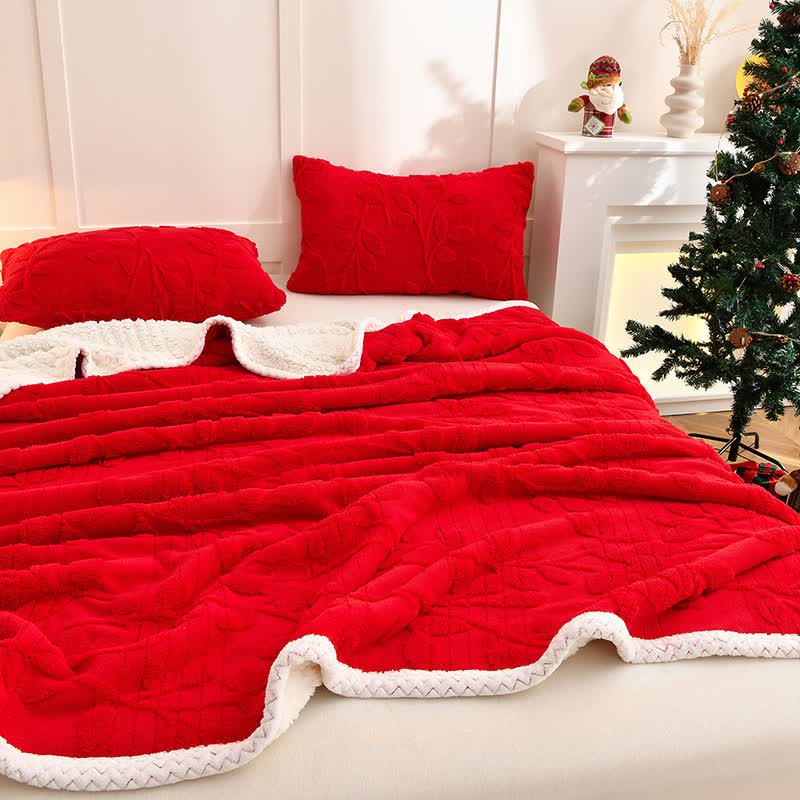 Couverture réversible Ownkoti avec texture de feuille - image 1