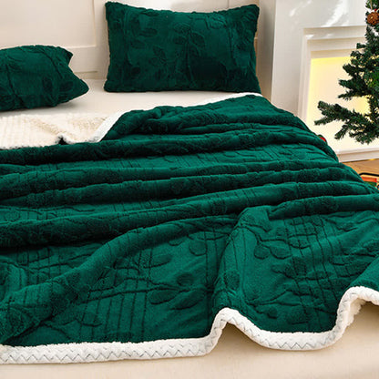 Couverture réversible Ownkoti avec texture de feuille - image 4