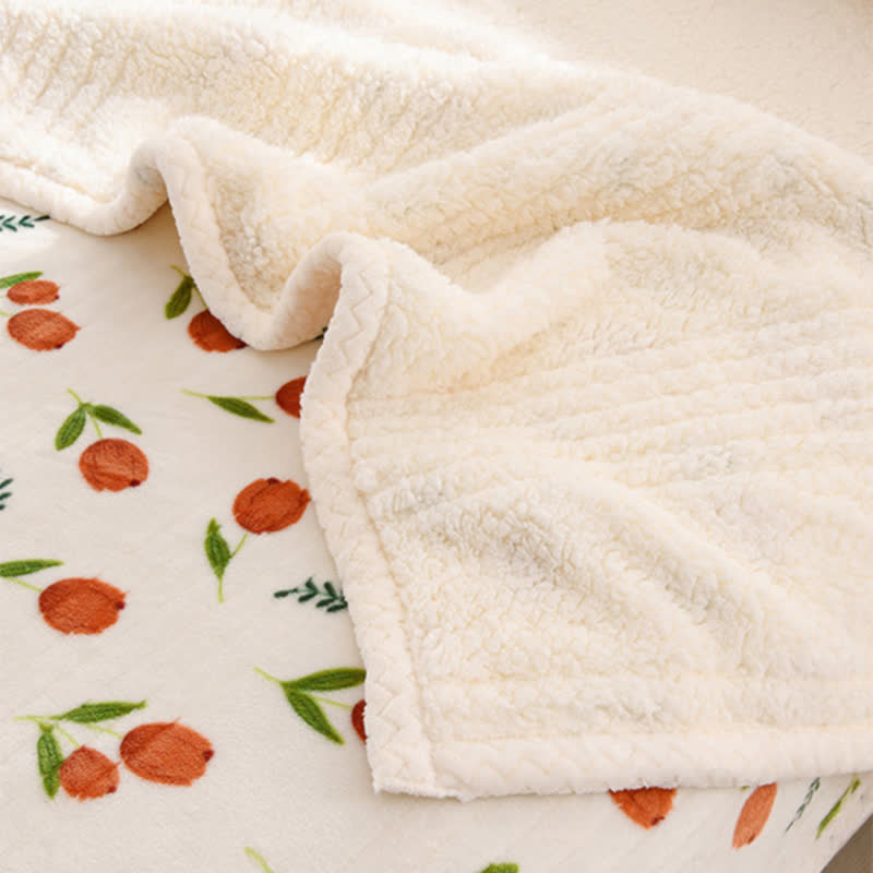 Couverture réversible Ownkoti « Tulip Sherpa » - image 4