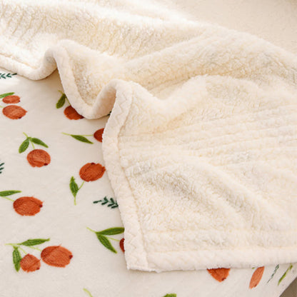 Couverture réversible Ownkoti « Tulip Sherpa » - image 4