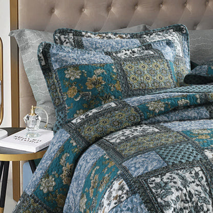 Couvre-lit vintage en coton Ownkoti à motif floral - image 2