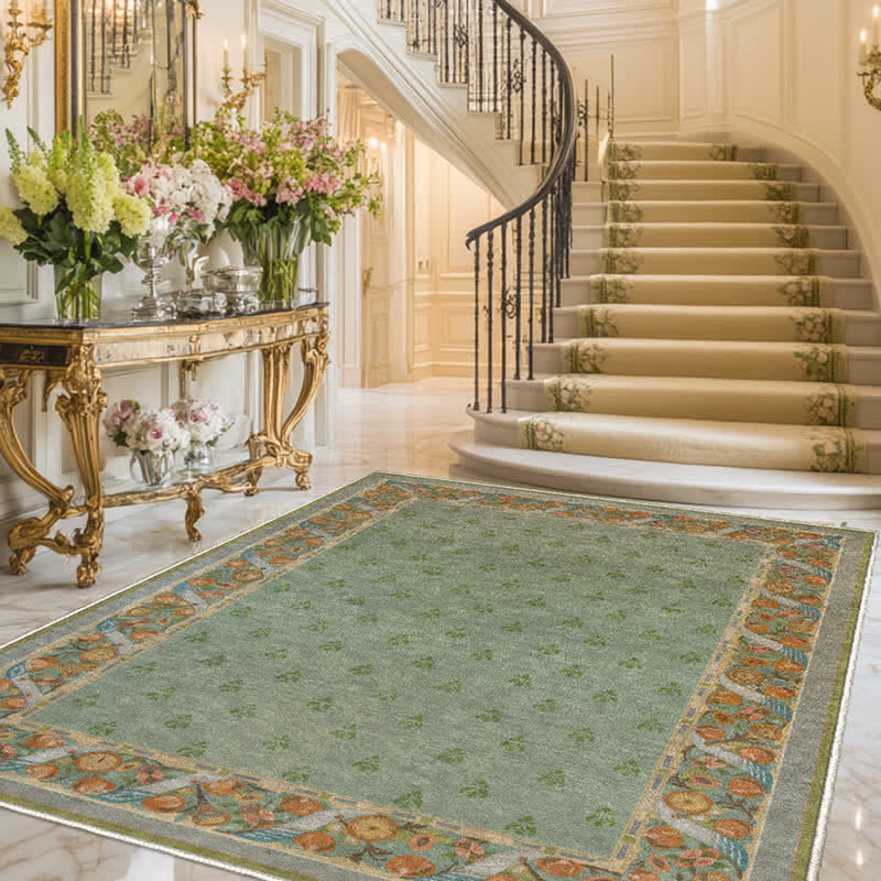 Tapis pliable Ownkoti Refresh à motif floral vert - image 2
