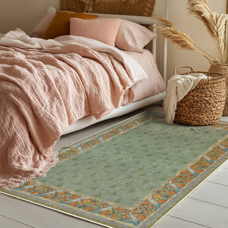 Tapis pliable Ownkoti Refresh à motif floral vert - image 3