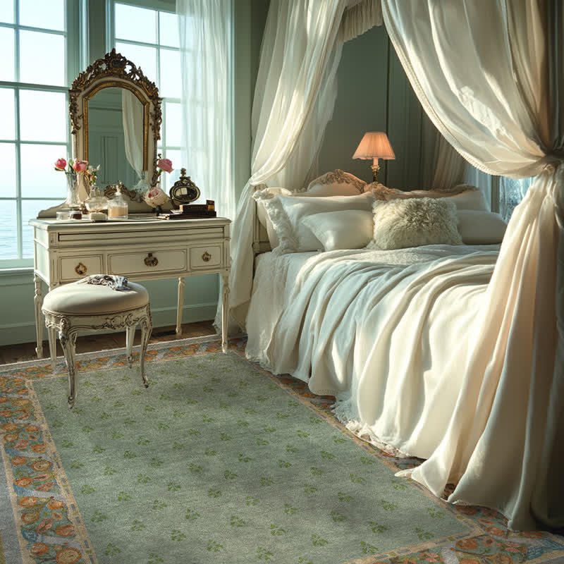 Tapis pliable Ownkoti Refresh à motif floral vert - image 1